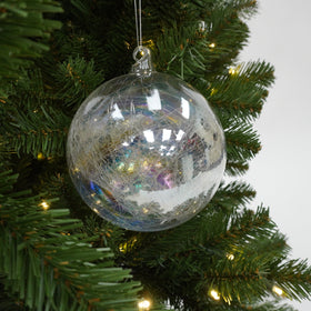 GLASS TINSEL ORNAMENT (IN STOCK)