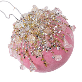 Buy light-pink VELVET BEJEWELED BALL (PREORDER)