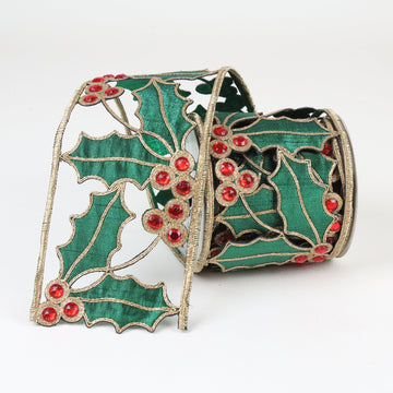 HOLLY LACE RIBBON (IN STOCK)