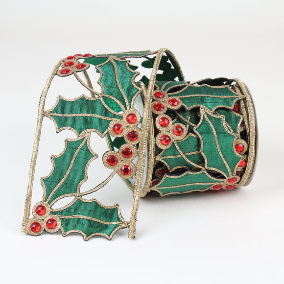 HOLLY LACE RIBBON (IN STOCK)