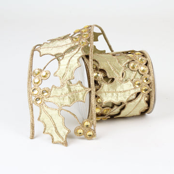 Buy gold HOLLY LACE RIBBON (IN STOCK)