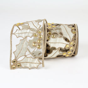 HOLLY LACE RIBBON (IN STOCK)