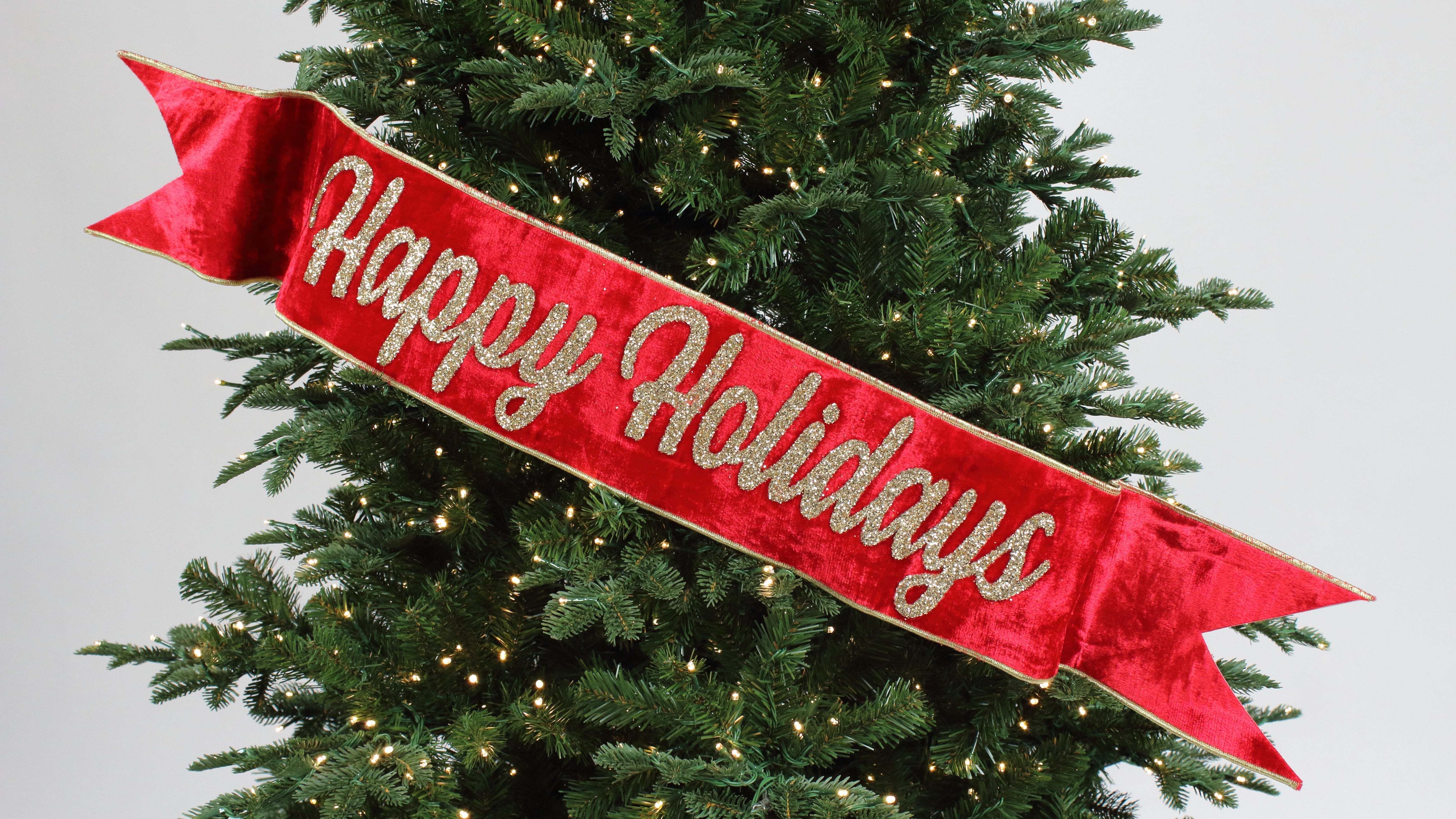 HAPPY HOLIDAYS BANNER (IN STOCK)