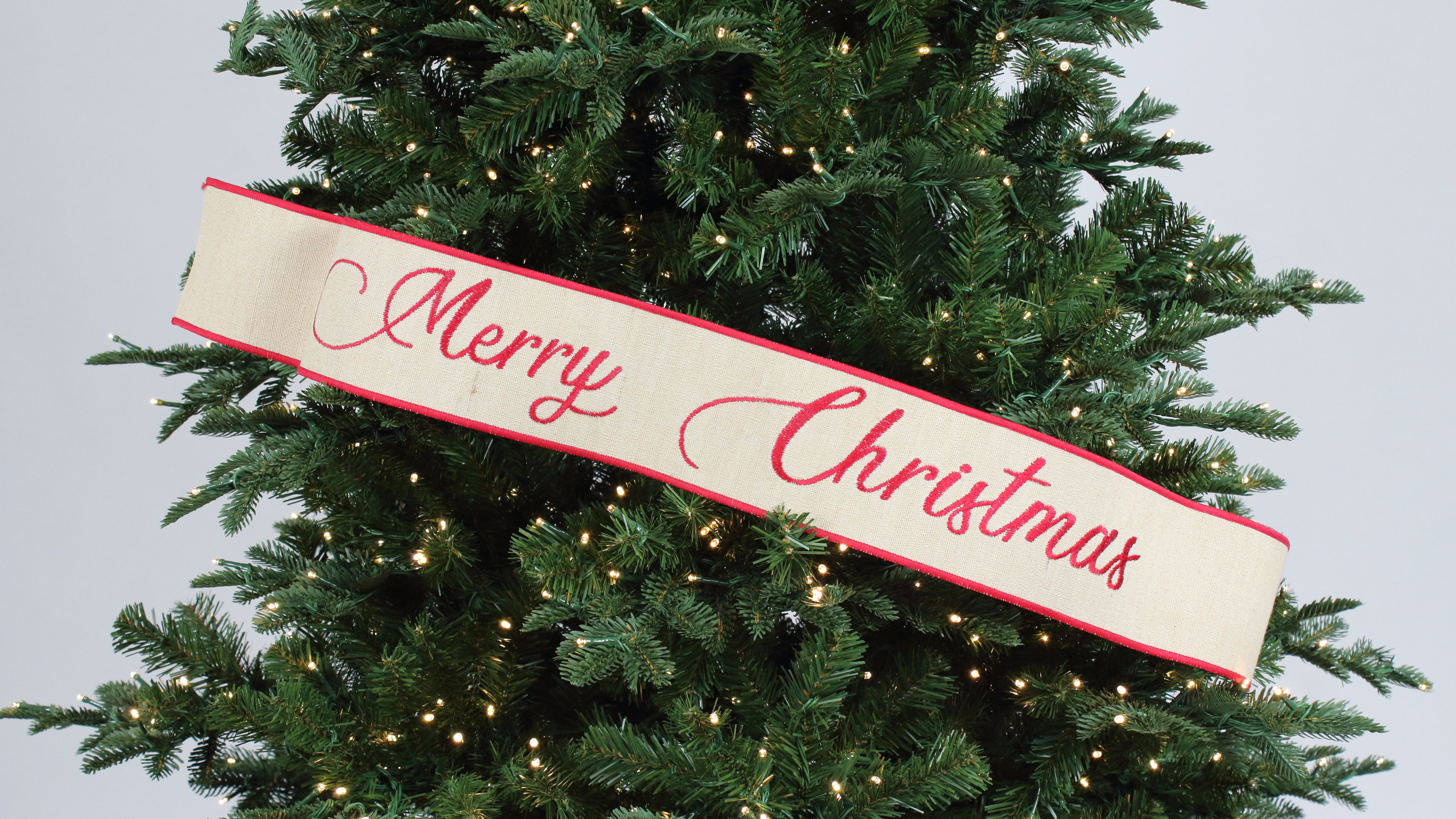 MERRY CHRISTMAS JUTE BANNER (IN STOCK)