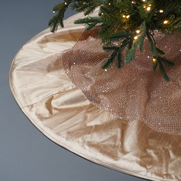CHAMPAGNE SPARKLE TREE SKIRT (PREORDER)