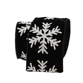 Buy black GLITTER SNOWFLAKES (IN STOCK)
