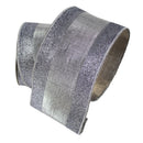 Metallic dupion wired edge ribbon