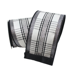 Buy silver-gray GLITZY PLAID RIBBON (PREORDER)