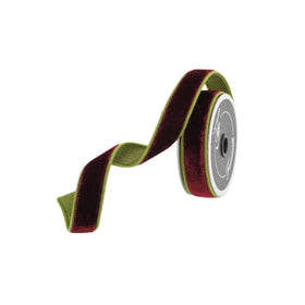 Buy burgundy-and-olive 2 TONE VELVET 1" (IN STOCK)