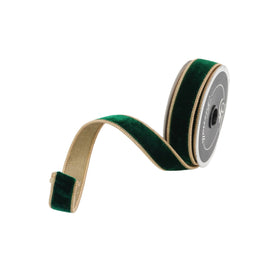 Buy emerald-and-gold 2 TONE VELVET 1" (PREORDER)
