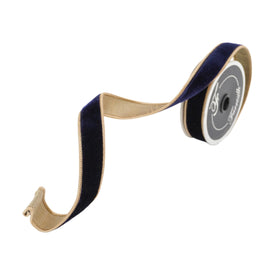 Buy navy 2 TONE VELVET 1" (IN STOCK)