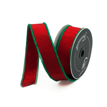 Buy red-and-emerald LUSTER CORD (IN STOCK)
