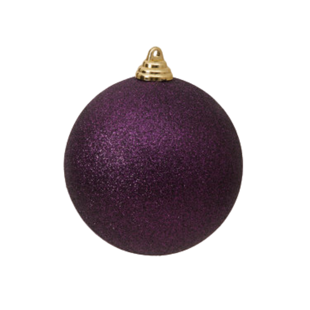 EGGPLANT GLITTER ORNAMENTS (PREORDER)