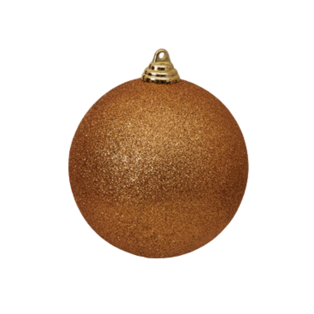 COPPER GLITTER ORNAMENTS (IN STOCK)