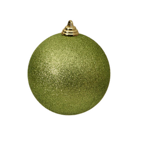 LIME GLITTER ORNAMENTS (IN STOCK)