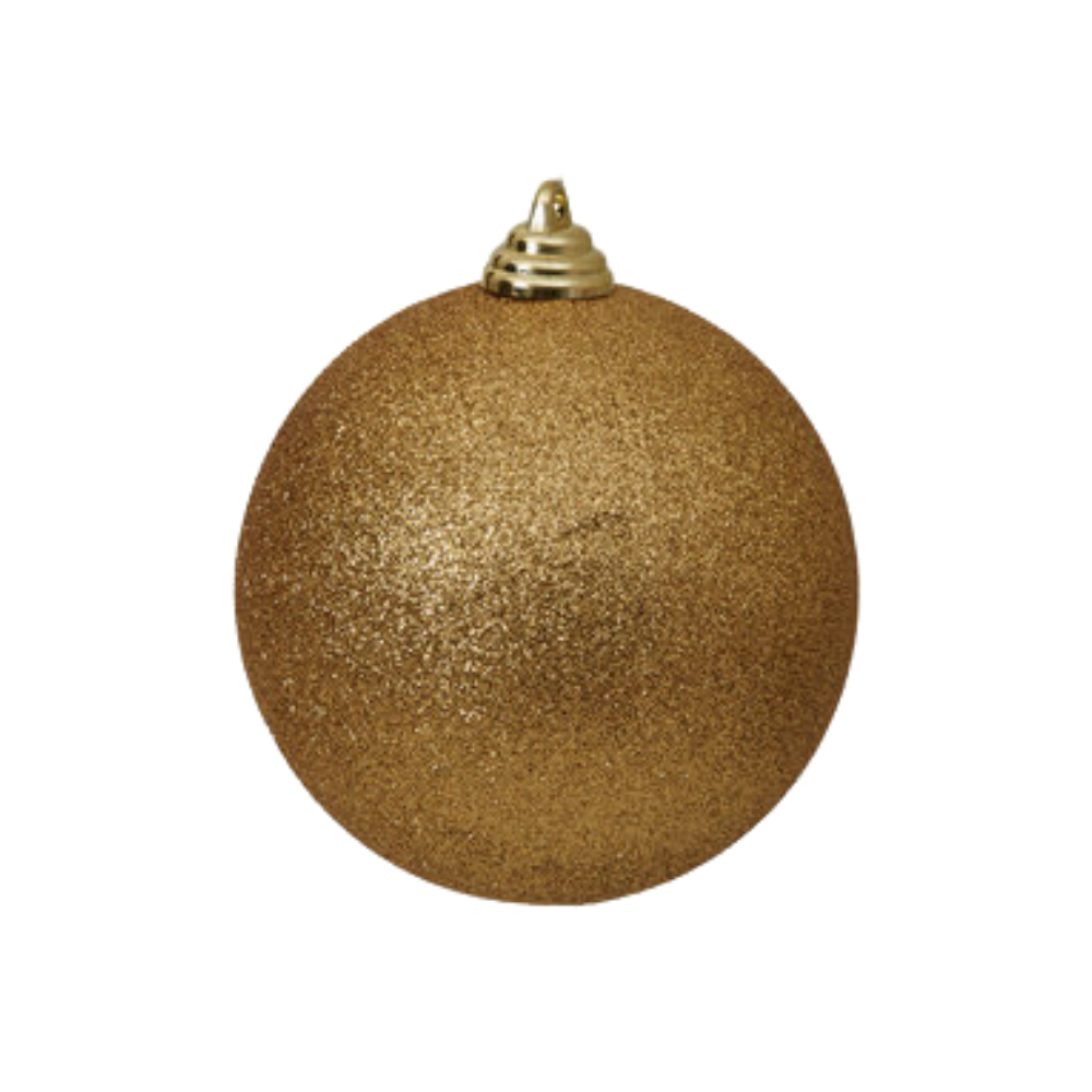 BRIGHT GOLD GLITTER ORNAMENTS (PREORDER)