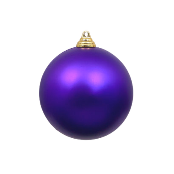 PURPLE MATTE ORNAMENTS (IN STOCK)