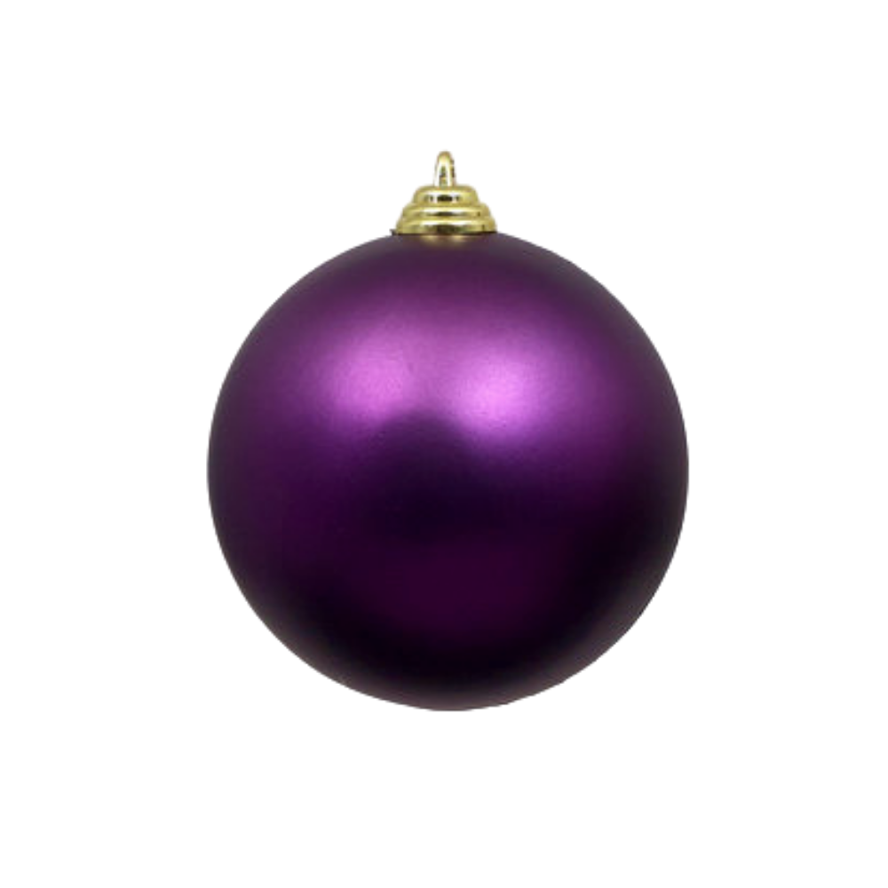 EGGPLANT MATTE ORNAMENTS (PREORDER)