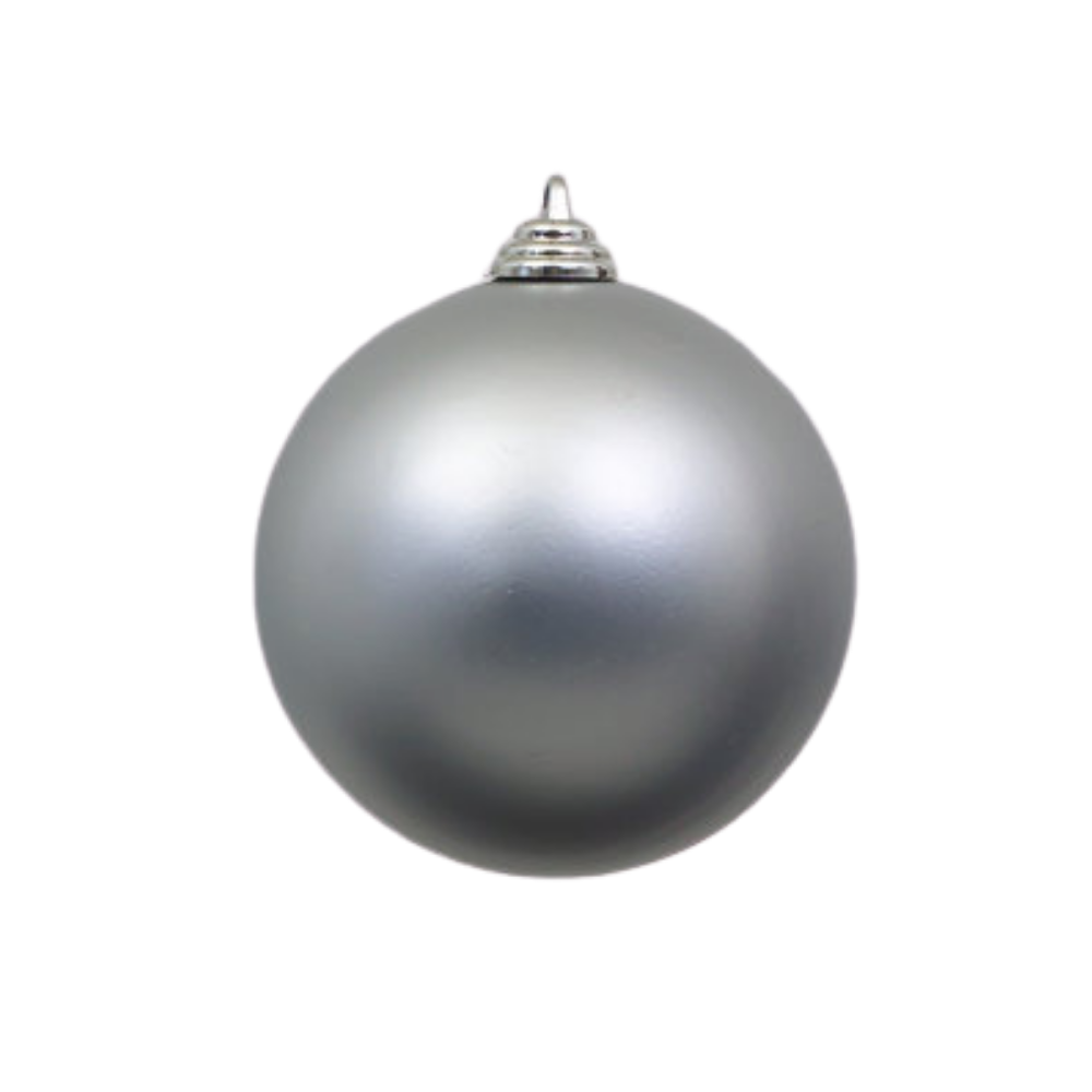 SILVER MATTE ORNAMENTS (IN STOCK)