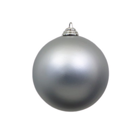 SILVER MATTE ORNAMENTS (IN STOCK)