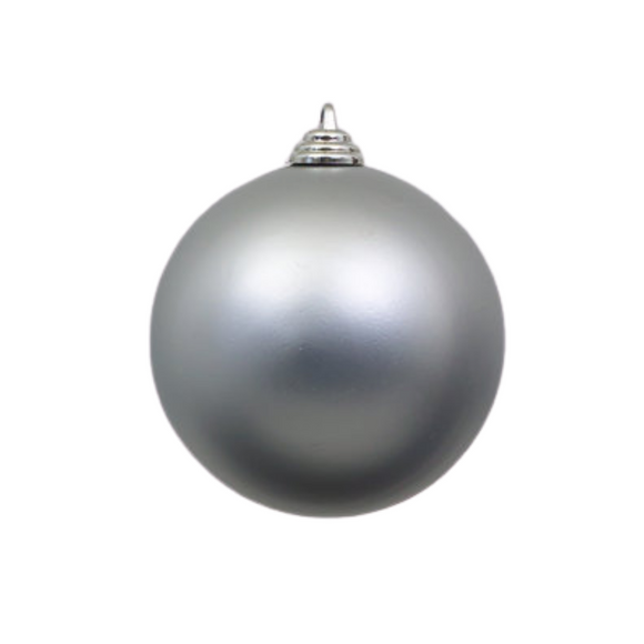 SILVER MATTE ORNAMENTS (IN STOCK)