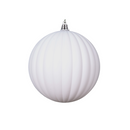 WHITE MATTE PLEATED ORNAMENTS (PREORDER)-1