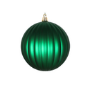 EMERALD MATTE PLEATED ORNAMENTS (IN STOCK)-1