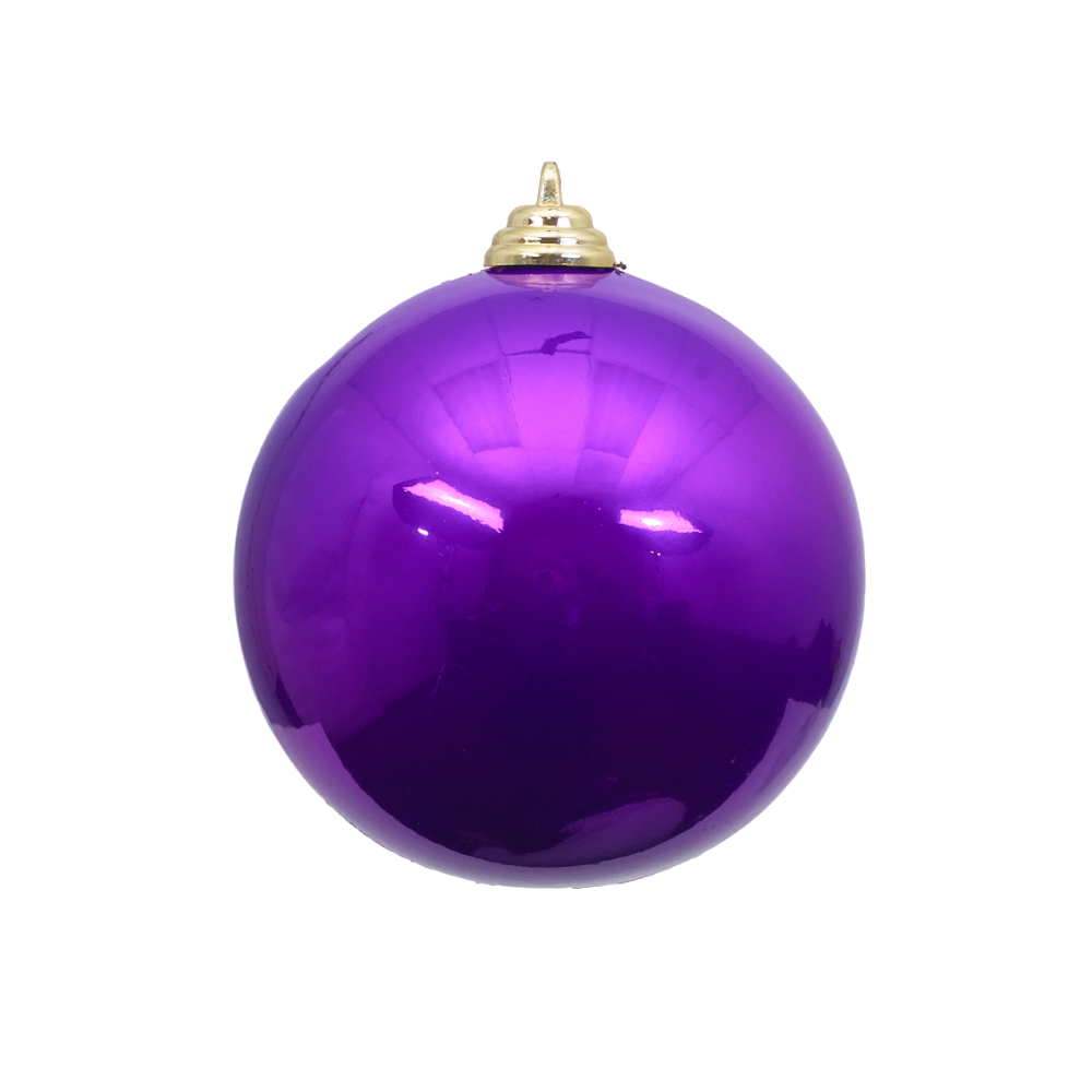 PURPLE CANDY APPLE ORNAMENTS (IN STOCK)