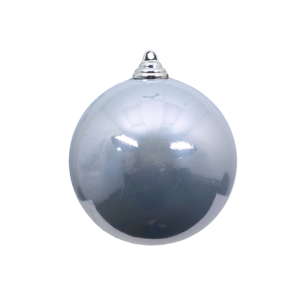 SILVER CANDY APPLE ORNAMENTS (IN STOCK)