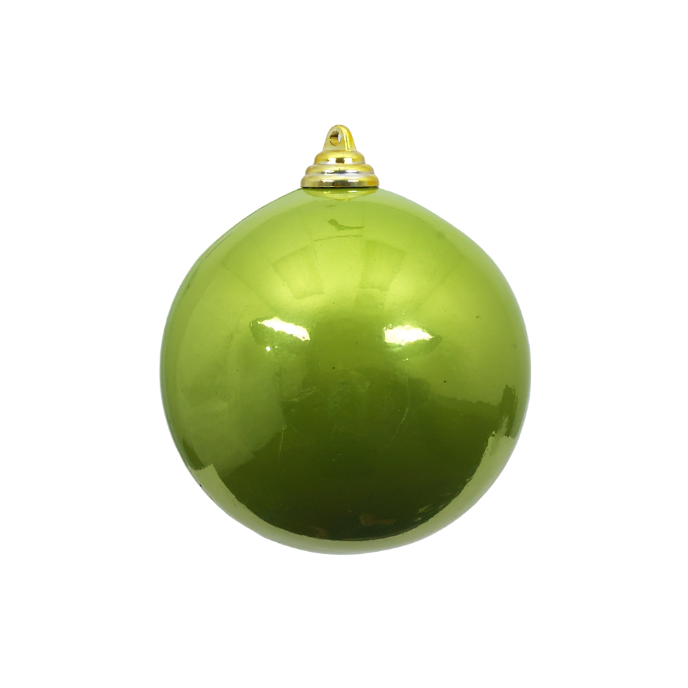 LIME CANDY APPLE ORNAMENTS (IN STOCK)