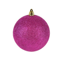 FUCHSIA GLITTER ORNAMENTS (IN STOCK)-1
