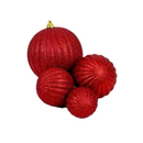 PLATINUM GLITTER PLEATED ORNAMENTS (IN STOCK)-2